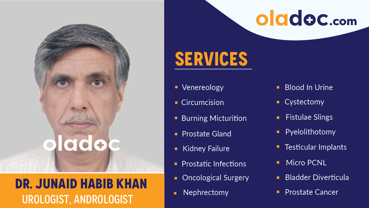Services provided by Dr. Junaid Habib Khan